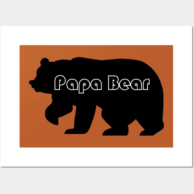 MUTCD W11-16 Papa Bear Sign Wall Art by HipsterSketch